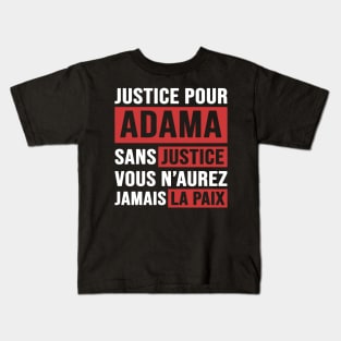 Justice Pour ADAMA Kids T-Shirt